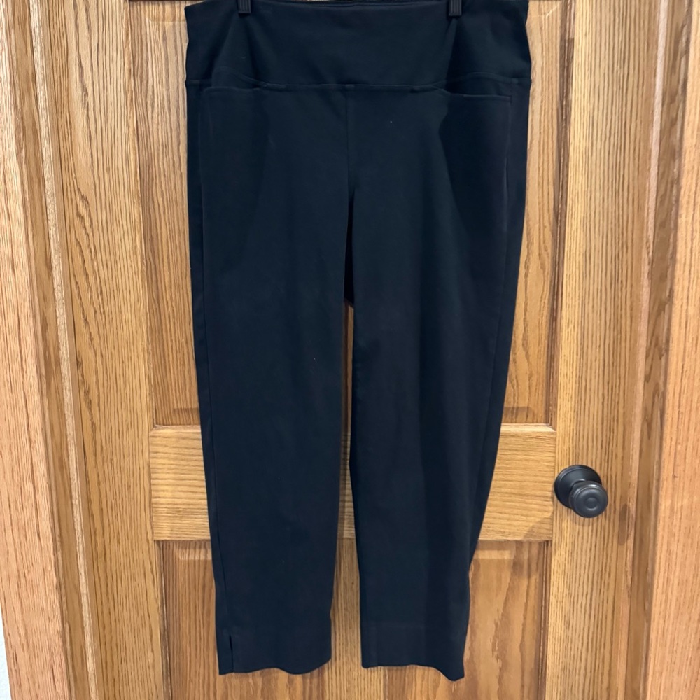 J.Jill Wearever Straight Leg Pants Black XLP Pull On Classic